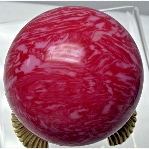 Vintage Pink Rubber Bouncy Ball Frog Inside Vending Machine Novelty Toy - Picture 8 of 14